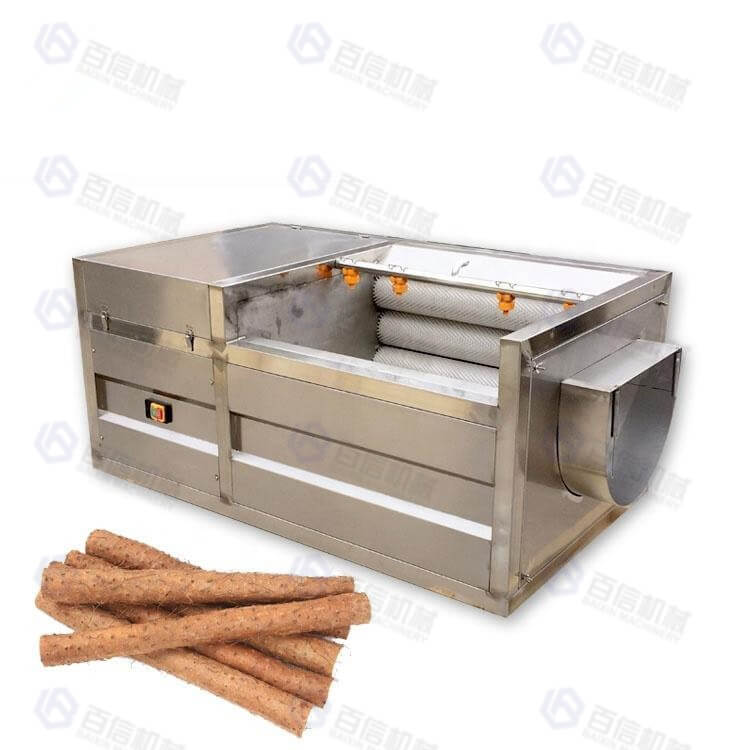 cleaning and peeling machine